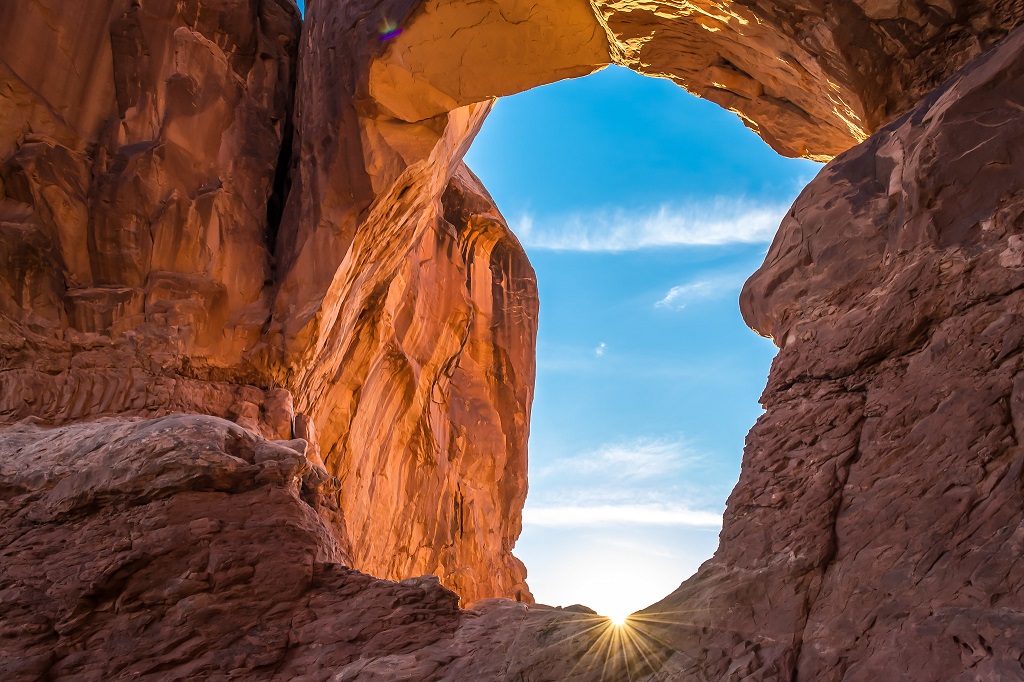 Under Double Arch